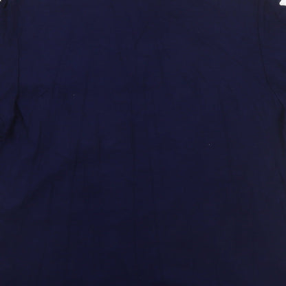 Womens UK Size 14 Marks and Spencer Blue Basic Blouse