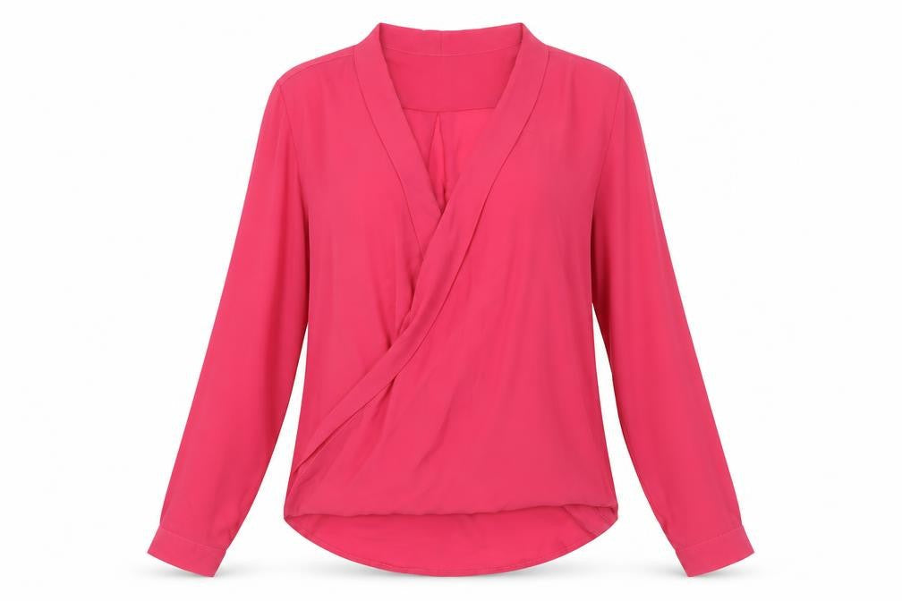Womens UK Size 14 Intuition Pink Basic Blouse