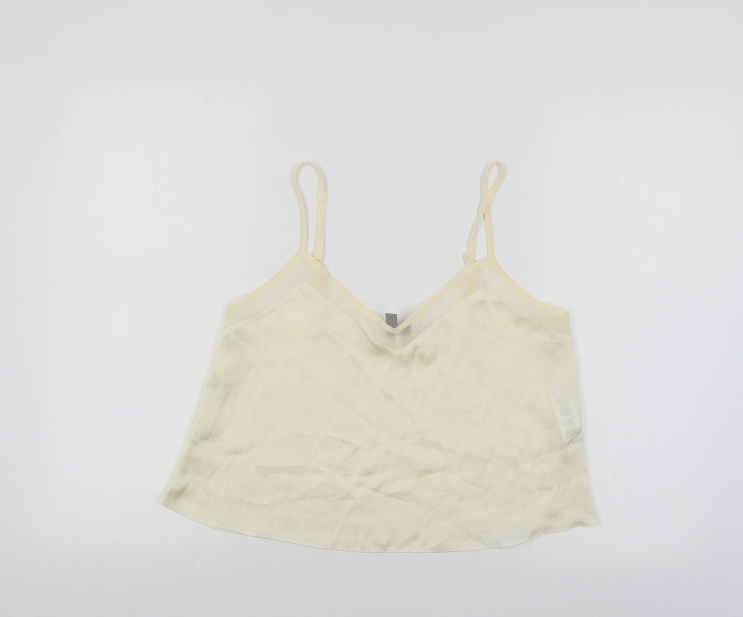 Womens UK Size S ASOS Beige Camisole Blouse
