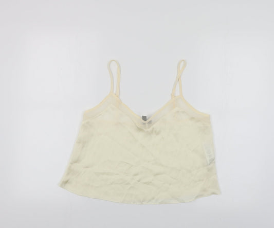 Womens UK Size S ASOS Beige Camisole Blouse