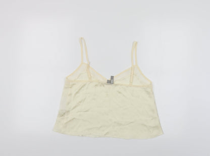 Womens UK Size S ASOS Beige Camisole Blouse