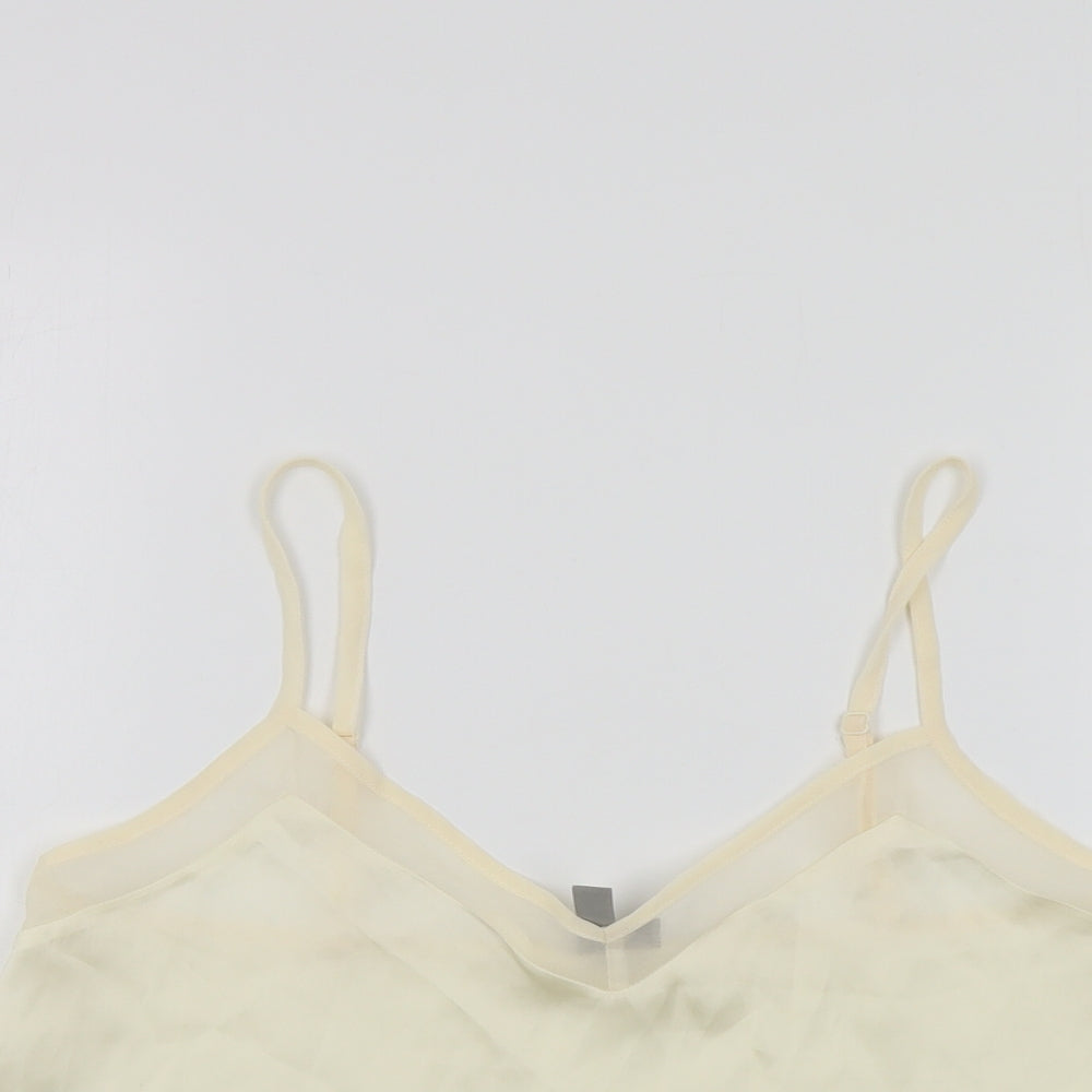 Womens UK Size S ASOS Beige Camisole Blouse