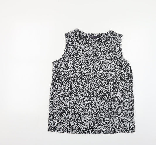 Womens UK Size 12 Marks and Spencer Black Basic Tank
