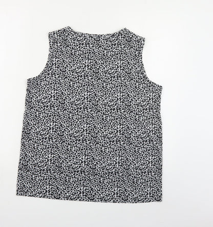 Womens UK Size 12 Marks and Spencer Black Basic Tank