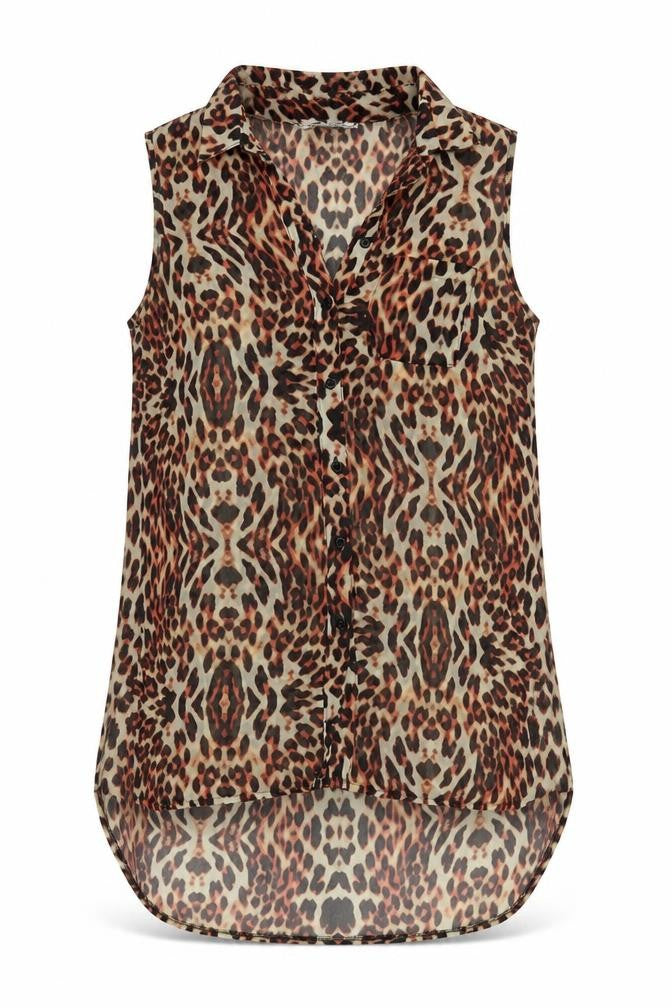Womens UK Size 8 New Look Multicoloured Tunic Button-Up