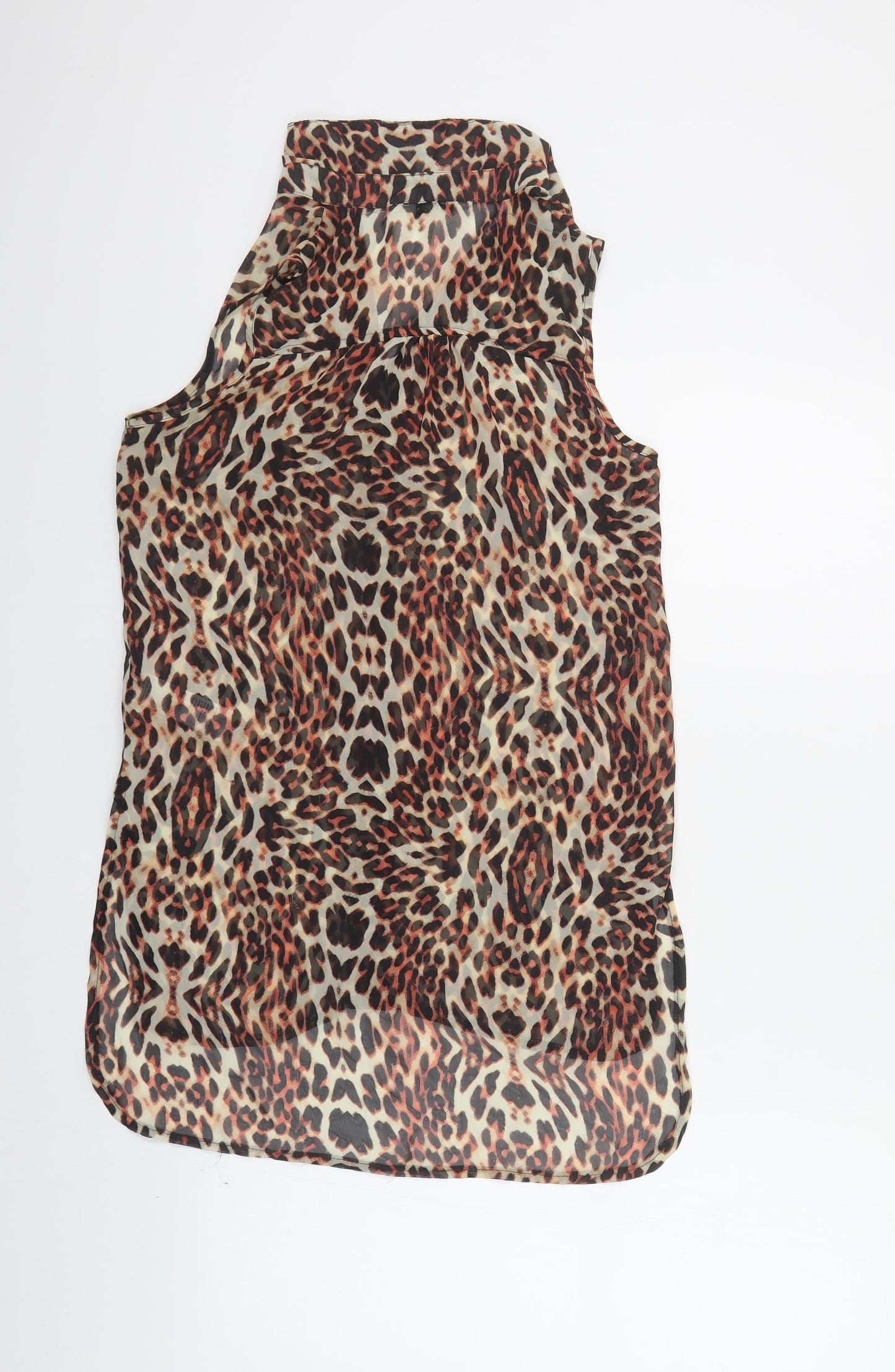 Womens UK Size 8 New Look Multicoloured Tunic Button-Up
