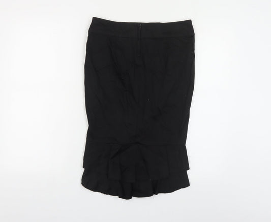 Womens UK Size 12 Topshop Trumpet Canvas Skirt