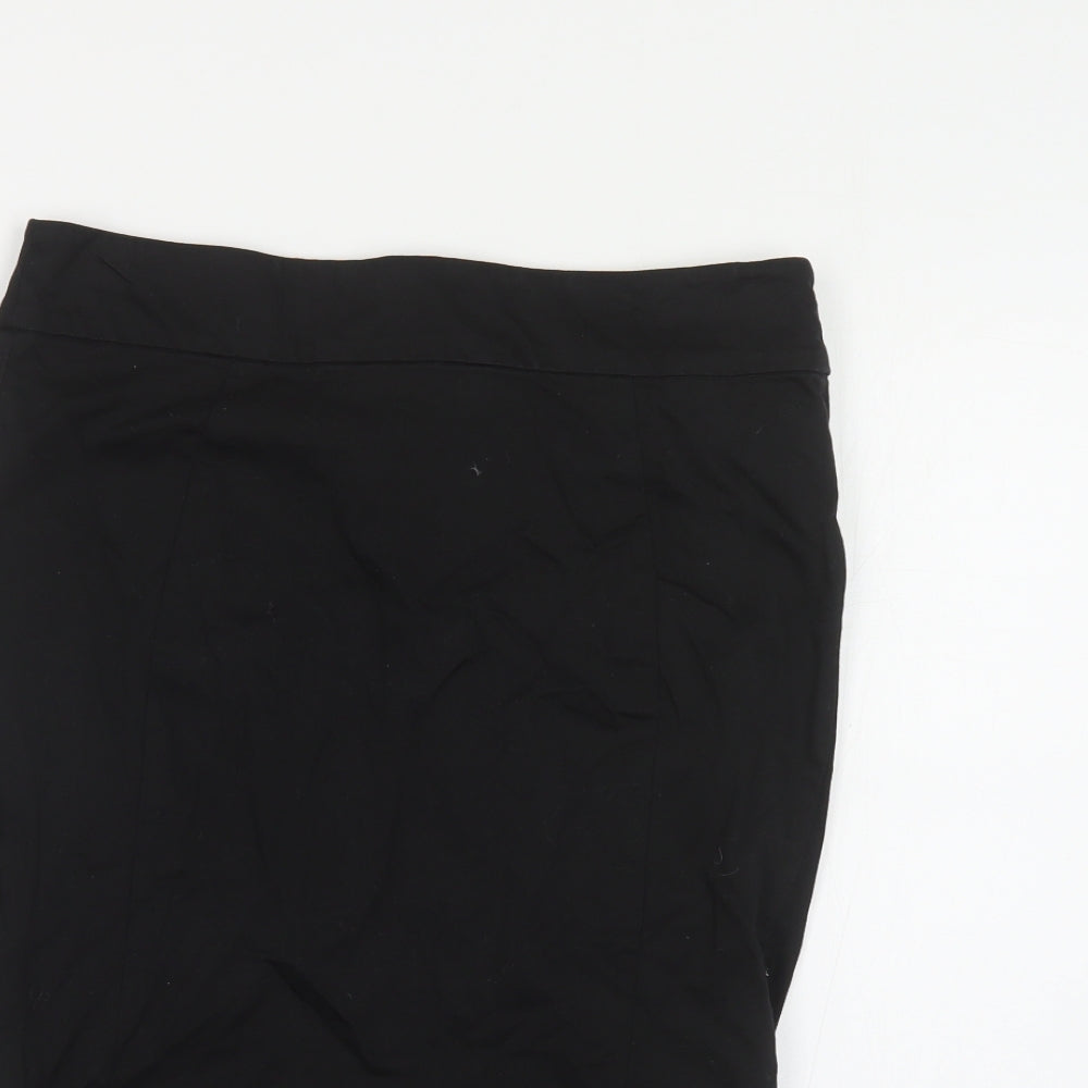Womens UK Size 12 Topshop Trumpet Canvas Skirt
