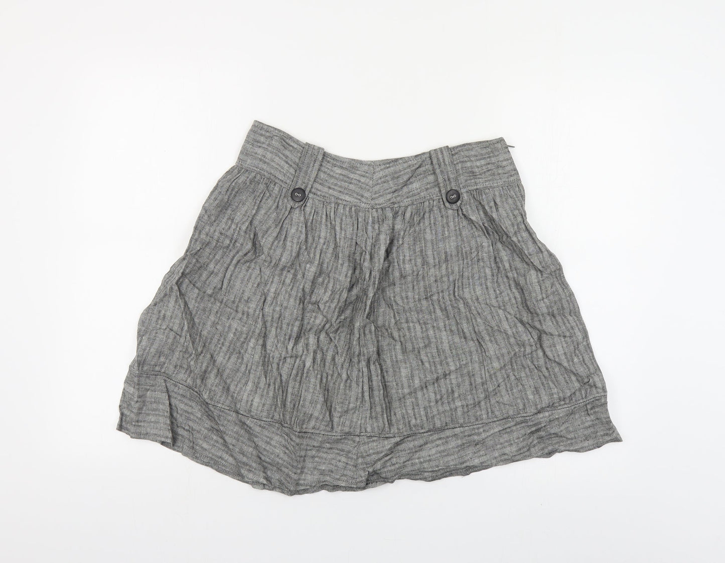 Womens UK Size 6 River Island A-Line Canvas Skirt