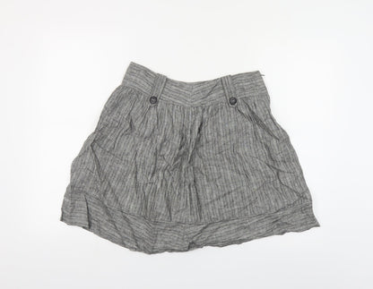 Womens UK Size 6 River Island A-Line Canvas Skirt