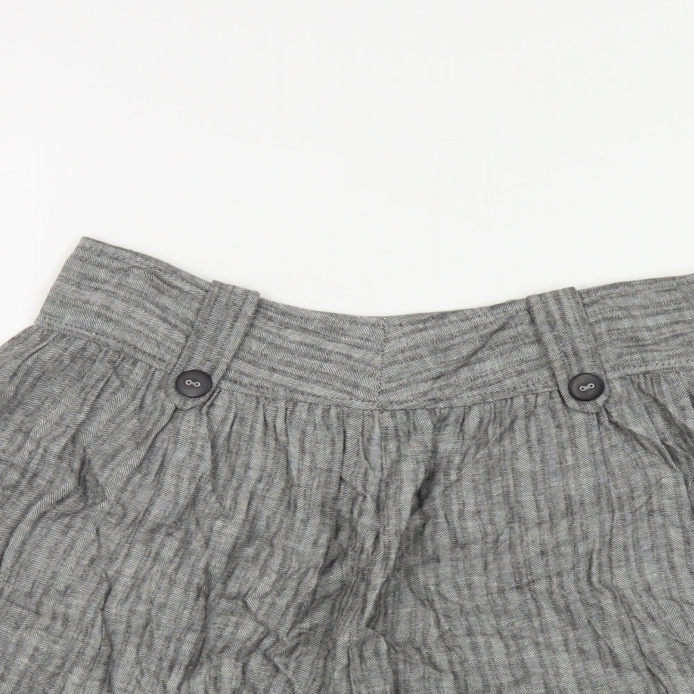 Womens UK Size 6 River Island A-Line Canvas Skirt