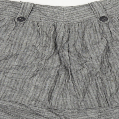 Womens UK Size 6 River Island A-Line Canvas Skirt