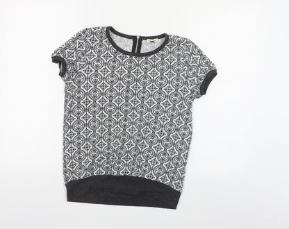 Womens UK Size 10 River Island Black Pullover Jumper