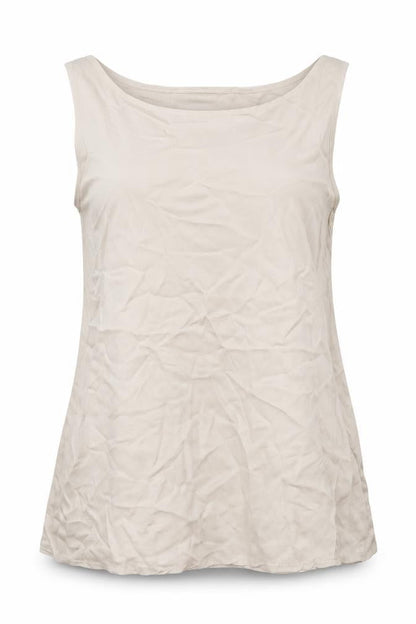 Womens UK Size L MK Ivory Basic Tank