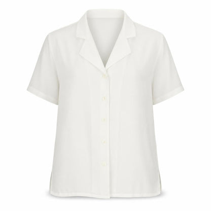Womens UK Size 12 Charlotte Halton White Basic Button-Up