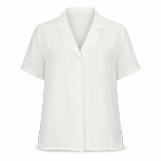 Womens UK Size 12 Charlotte Halton White Basic Button-Up