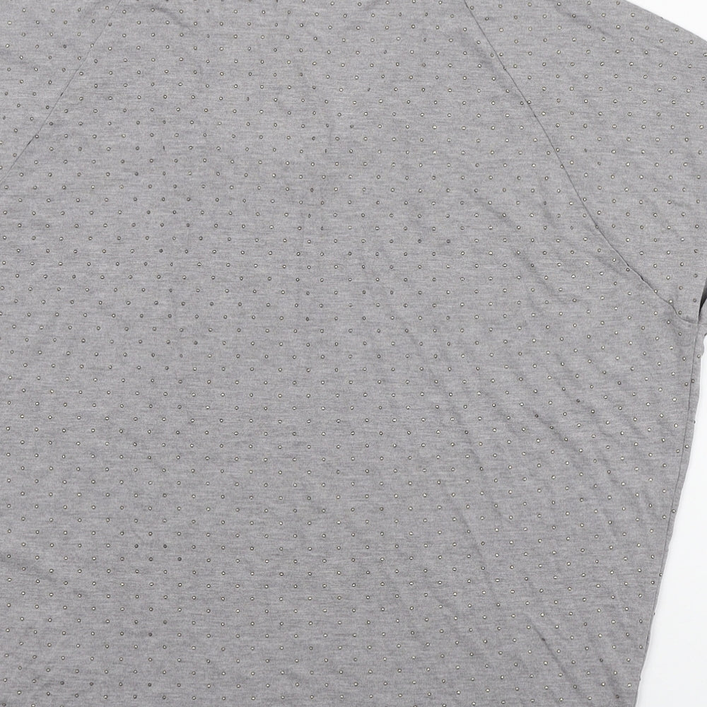 Womens UK Size S Gap Green Basic T-Shirt