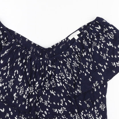 Womens UK Size S Monsoon Blue Basic Blouse