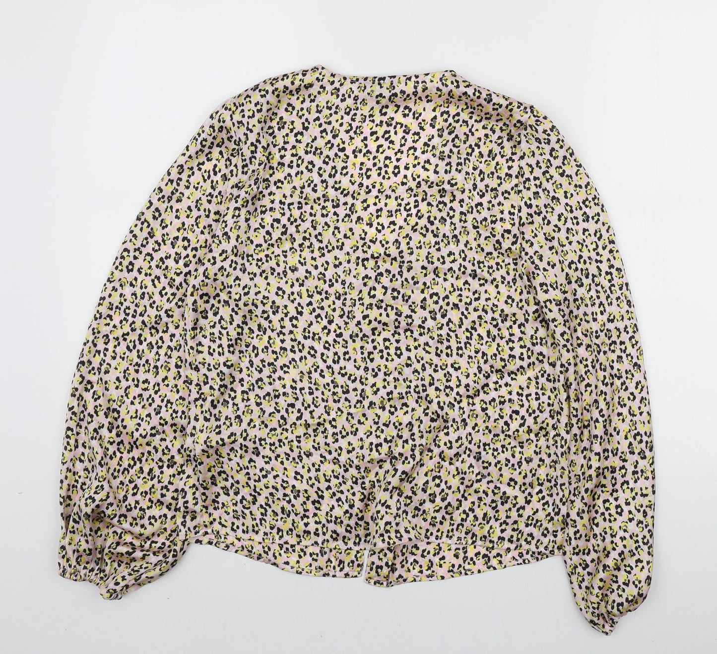 Womens UK Size 6 Topshop Multicoloured Basic Blouse