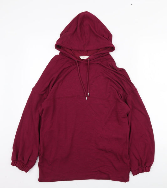 Womens UK Size 6 Marks and Spencer Pink Pullover Hoodie