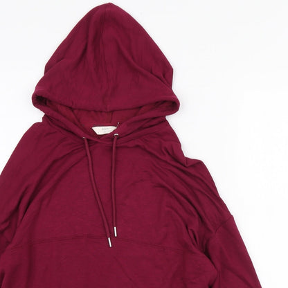 Womens UK Size 6 Marks and Spencer Pink Pullover Hoodie