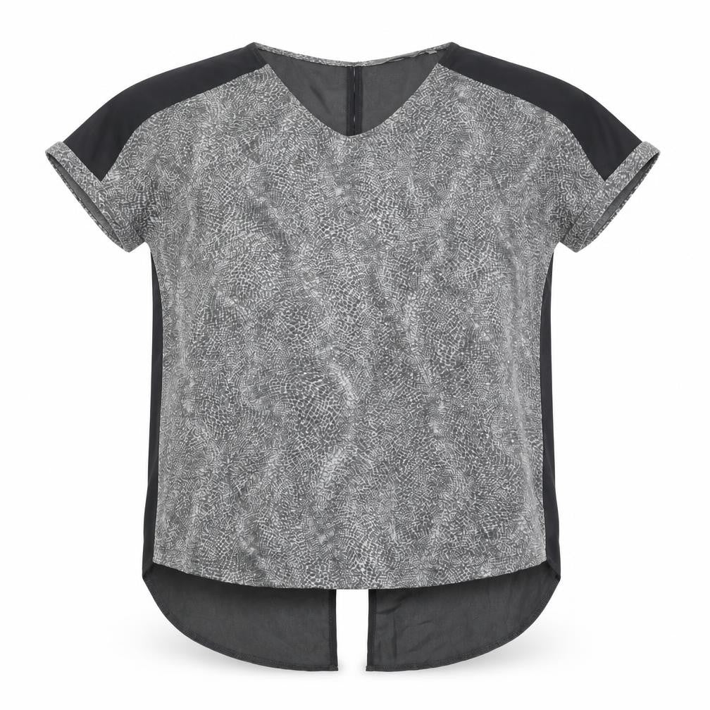 Womens UK Size 10 NEXT Grey Basic Blouse