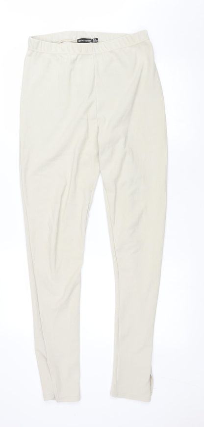 Womens UK Size 16 PRETTYLITTLETHING Regular Fit Jegging Beige Trousers