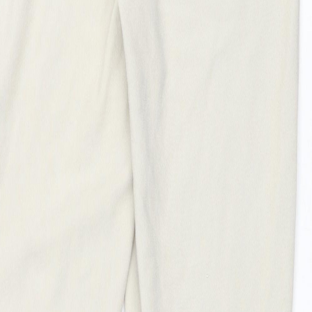 Womens UK Size 16 PRETTYLITTLETHING Regular Fit Jegging Beige Trousers