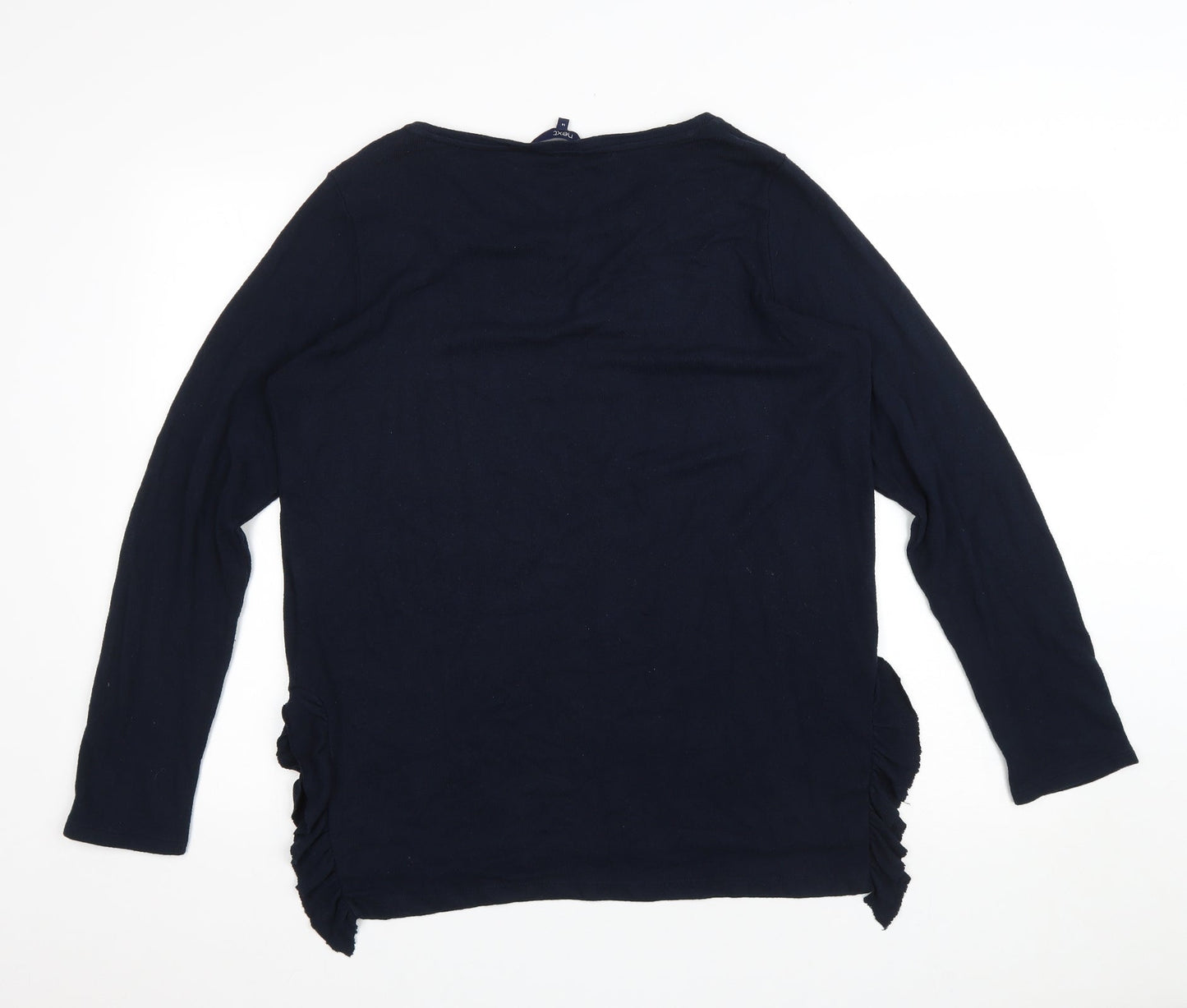 Womens UK Size 14 NEXT Black Basic T-Shirt