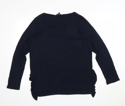 Womens UK Size 14 NEXT Black Basic T-Shirt