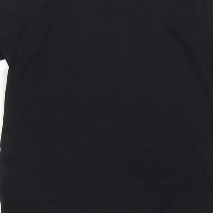 Nickelodeon Boys Black Cotton Basic T-Shirt Size 2-3 Years Round Neck Pullover - Teenage Mutant Ninja Turtles