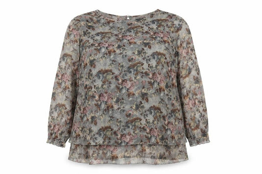 Rage Womens Multicoloured Floral Polyester A-Line Size 16 Scoop Neck Zip