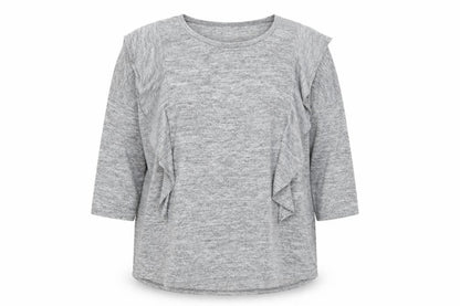 Womens UK Size 20 Debenhams Grey Basic T-Shirt