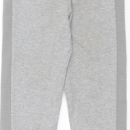 Marks and Spencer Girls Grey Polyester Jegging Trousers Size 11 Years Regular Drawstring - Leggins