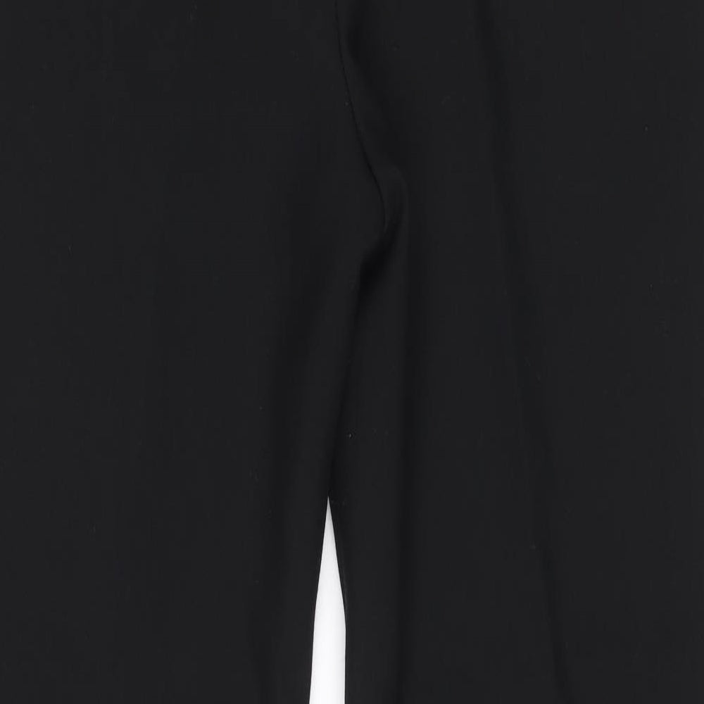 Womens UK Size 14 Per Una Regular Fit Carrot Black Trousers