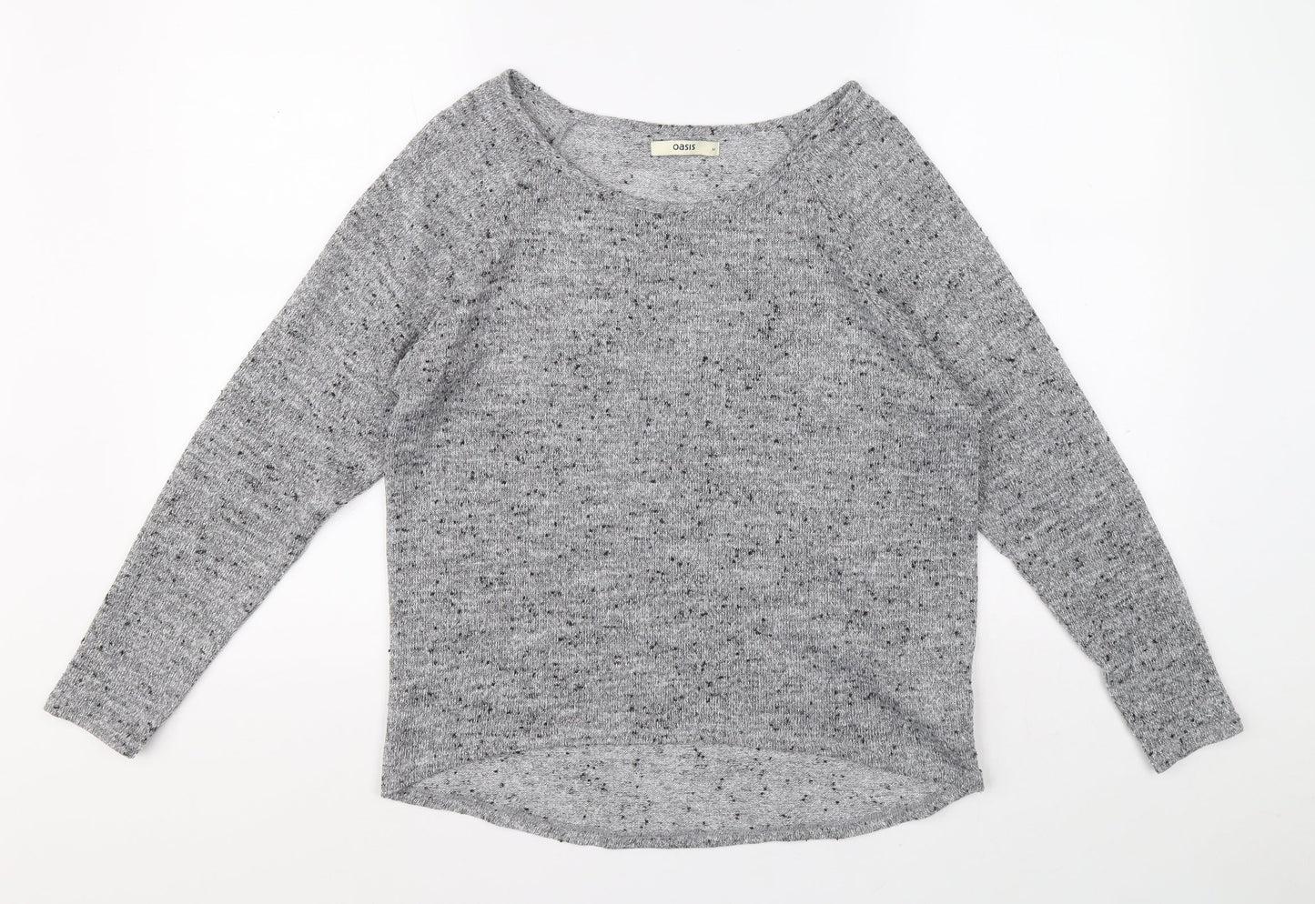 Womens UK Size M Oasis Grey Pullover Jumper
