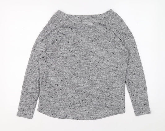 Womens UK Size M Oasis Grey Pullover Jumper