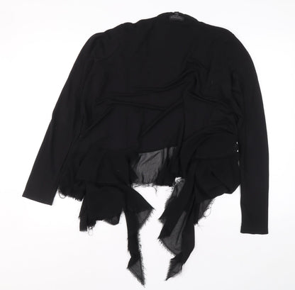 Womens UK Size 12 Topshop Black Cardigan Jumper