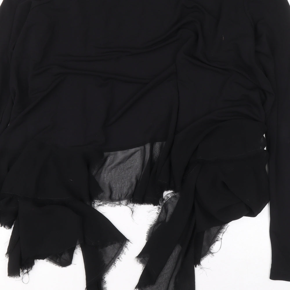 Womens UK Size 12 Topshop Black Cardigan Jumper