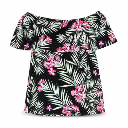 Womens UK Size 10 Peacocks Black Basic Blouse