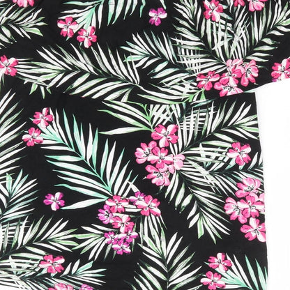 Womens UK Size 10 Peacocks Black Basic Blouse