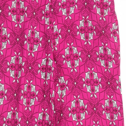 Womens UK Size 8 Per Una Regular Fit  Pink Trousers