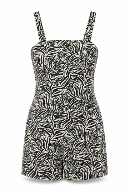 Womens UK Size 8 New Look One-Piece Brown Playsuit