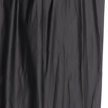 Womens UK Size L Preworn Regular Fit  Black Trousers