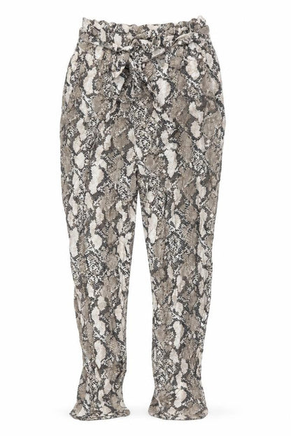 Womens UK Size 6 H&M Regular Fit Harem Beige Trousers