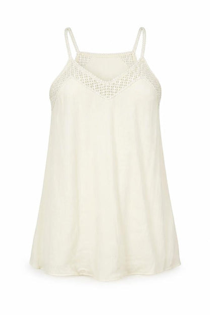 H&M Womens Ivory Polyester Shift Size 12 V-Neck Pullover