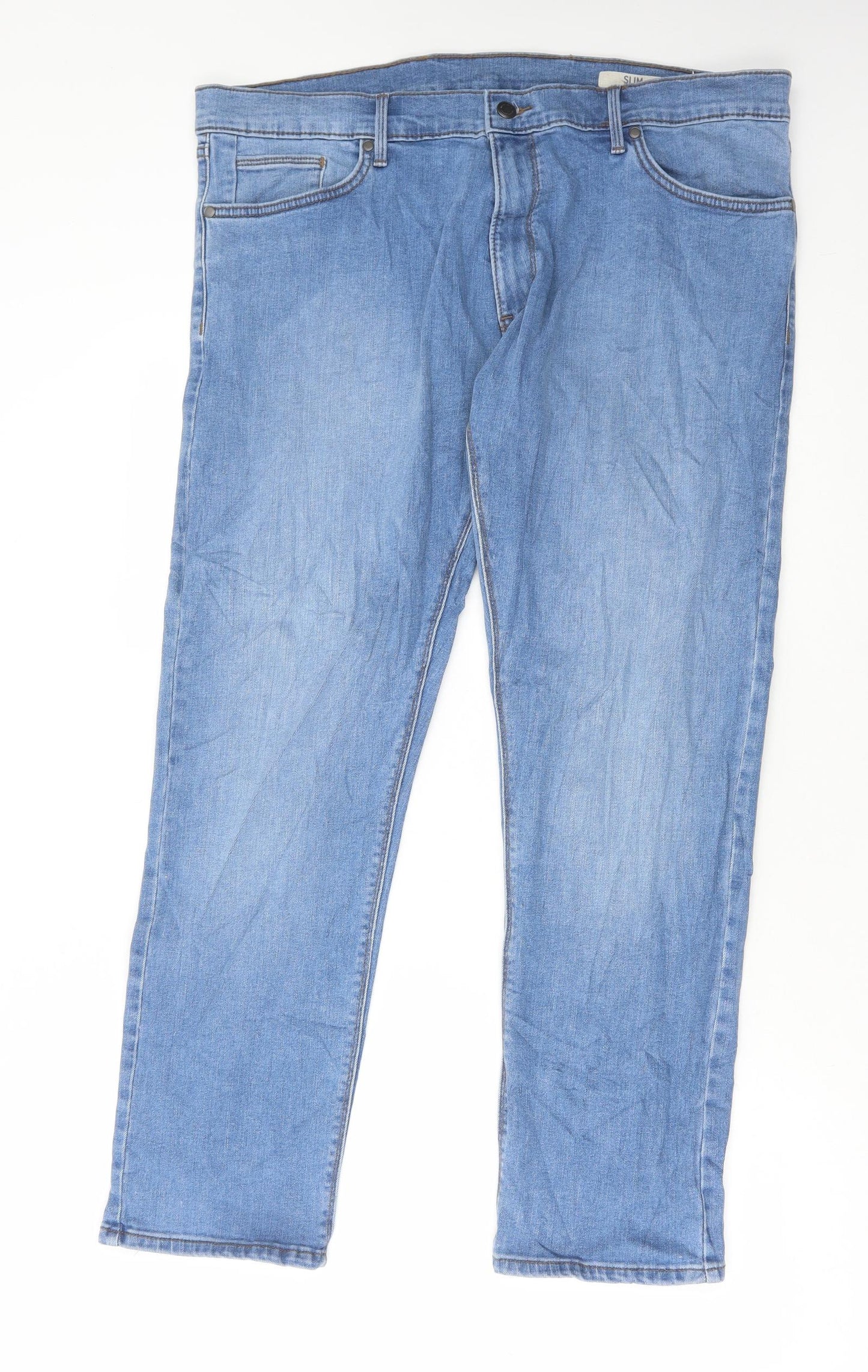 Womens UK Size 38 Marks and Spencer Regular Fit Skinny Blue Jeans