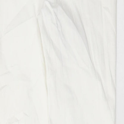 Womens UK Size 8 Marks and Spencer Regular Fit Skinny White Jeans