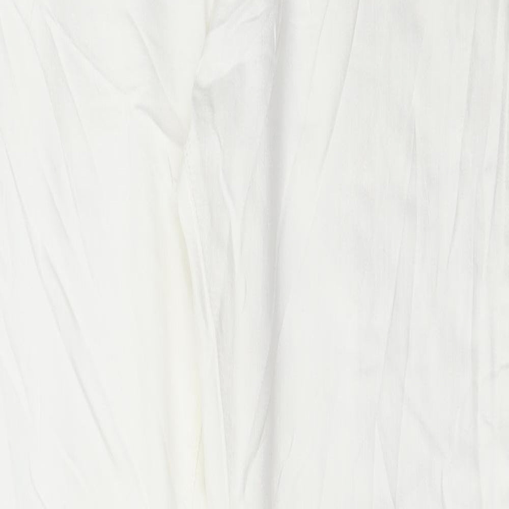 Womens UK Size 38 in Marks and Spencer Regular Fit Straight White Jeans