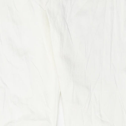 Womens UK Size 38 in Marks and Spencer Regular Fit Straight White Jeans